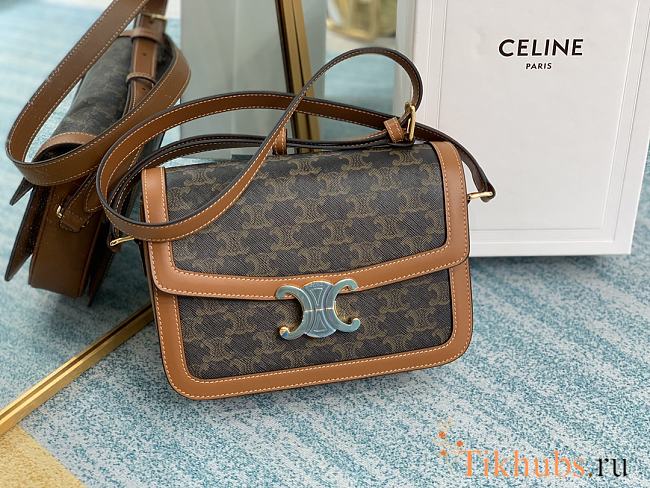 Celine Triomphe 191242 Size 22.5 x 16.5 x 7.5 cm - 1