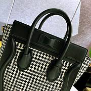 Celine Nano Luggage Black/White 9918800 Size 20 x 20 x 10 cm - 4