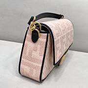 Fendi Baguette Wash Denim Pink Size 27 x 5 x 15 cm - 2