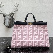 FENDI Medium Peekaboo X-Tote Handbag Pink 883 Size 41 x 16 x 29.5 cm - 1