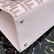 FENDI Medium Peekaboo X-Tote Handbag Pink 883 Size 41 x 16 x 29.5 cm - 5