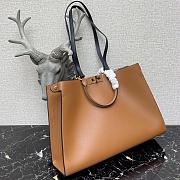 Fendi Peekaboo X-Tote Small Tote Bag Brown 2265 Size 41 x 11 x 29 cm - 3