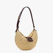 Fendi Croissant Cotton Handbag Size 29 x 22 x 3 cm - 3