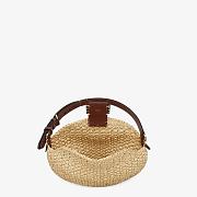 Fendi Croissant Cotton Handbag Size 29 x 22 x 3 cm - 4