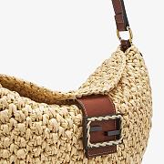Fendi Croissant Cotton Handbag Size 29 x 22 x 3 cm - 5