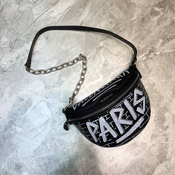 Balenciaga Half-Moon Belt Bag Black Size 24 x 18 cm
