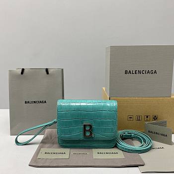 Balenciag B Bag Small Square Bag 92951 Size 18 x 14 x 10 cm