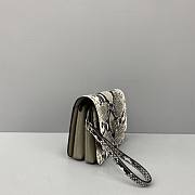 Balenciag B Bag Small Snake Pattern 92951 Size 18 x 14 x 10 cm - 3