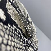 Balenciag B Bag Small Snake Pattern 92951 Size 18 x 14 x 10 cm - 5