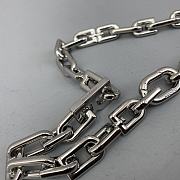 Balenciaga Silver Necklace 92992 Size 44 cm - 6