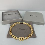 Balenciaga Golden Necklace 92992 Size 44 cm - 1