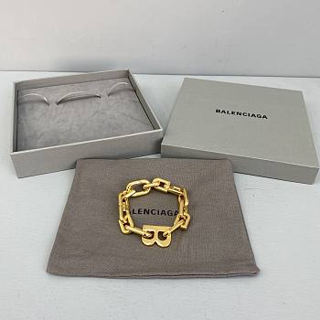 Balenciaga Golden Bracelet 92991 Size 21 cm