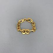 Balenciaga Golden Bracelet 92991 Size 21 cm - 2