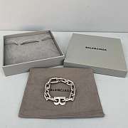 Balenciaga Silver Bracelet 92991 Size 21 cm - 1