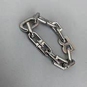 Balenciaga Silver Bracelet 92991 Size 21 cm - 2