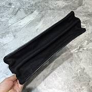 Balenciaga Nevy Box Canvas And Leather Envelope Bag Black Size 26 x 8 x 19 cm - 4