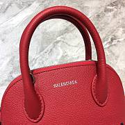 Parisian Balen Ville Shell Bag Small Red Size 18 x 8 x 16 cm - 3