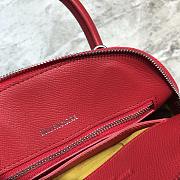 Parisian Balen Ville Shell Bag Small Red Size 18 x 8 x 16 cm - 6