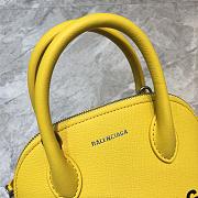 Parisian Balen Ville Shell Bag Small Yellow Size 18 x 8 x 16 cm - 3
