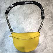 Balenciaga Half-Moon Waist Bag Yellow Size 27 x 19 cm - 1