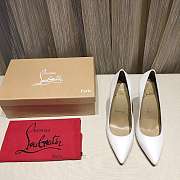 Christina Louboutin Heels in White - 1