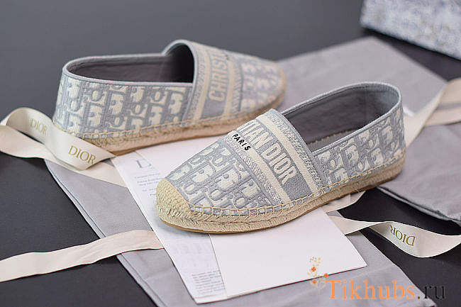 DIOR GRANVILLE ESPADRILLE Gray - 1