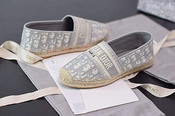 DIOR GRANVILLE ESPADRILLE Gray