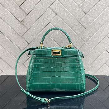 Fendi Peekaboo Mini Green Size 23 cm