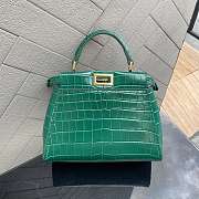 Fendi Peekaboo Mini Green Size 23 cm - 6