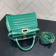 Fendi Peekaboo Mini Green Size 23 cm - 4