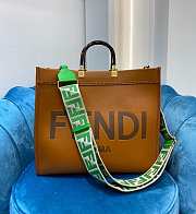 Fendi Tote In Orange Size 40 x 17 x 37 cm - 4