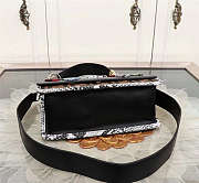 Fendi Kan Handbag Black 0592 Size 25 x 10 x 18 cm - 5