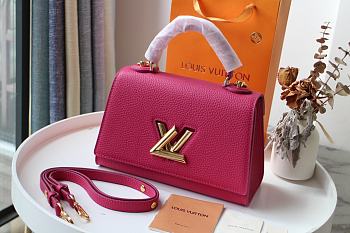 LV Twist One Handle Small Handbag Dark Pink M57093 Size 17 x 25 x 11 cm