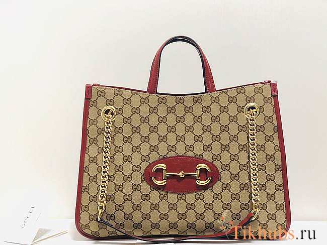 Gucci GG Supreme Tote Bag Size 35 x 27 x 12 cm - 1