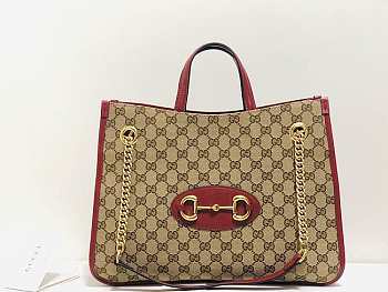 Gucci GG Supreme Tote Bag Size 35 x 27 x 12 cm