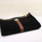 Gucci Rajah Large Suede Tote Black Size 45.5 x 34 x 4 cm - 5