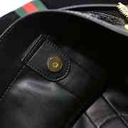 Gucci Rajah Large Suede Tote Black Size 45.5 x 34 x 4 cm - 3