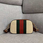 Gucci Vintage Canvas Shoulder Bag Size 24 x 15 x 7 cm - 4