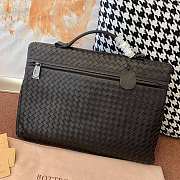 Bottega Veneta Document Case Black Handle Bag Sie 40 cm - 6