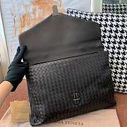 Bottega Veneta Document Case Black Handle Bag Sie 40 cm - 5