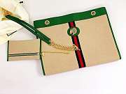 Gucci Rajah Large Tote Green Size 45.5 x 34 x 4 cm - 6