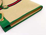 Gucci Rajah Large Tote Green Size 45.5 x 34 x 4 cm - 4