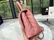 Chanel Coco Caviar Leather Handle Pink Size 29 x 20 x 13 cm - 2