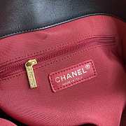 Chanel Shopping Bag Burgundy Black Size 34 x 26 x 5 cm - 3