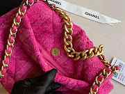 Chanel 19 Flap Bag Pink 30 x 20 x 10 cm - 6