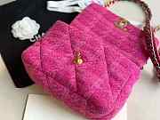 Chanel 19 Flap Bag Pink 30 x 20 x 10 cm - 3