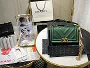 Chanel Le Boy Green 67086 Size 25 cm - 1