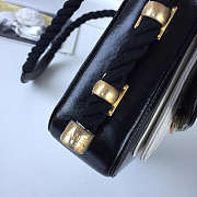 Chanel Flap Bag White/Black AS0074 Size 15 x 6 x 22 cm - 4