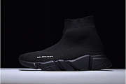 Balenciaga Speed Trainer Triple Black Shoes - 1