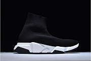 Balenciaga Speed Trainer Triple Black And White shoes - 5